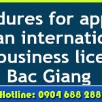Thủ tục xin giấy phép kinh doanh lữ hành quốc tế tại Bắc Giang
