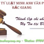 Thành lập chi nhánh công ty tại Bắc Giang